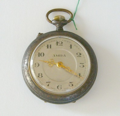 VENDIDO------Relógio Suiço Amida, ca 1915