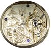 SOLD--Unusual Piece of  Watchmaking , with Chiseled Mouvemen, ca.1870.