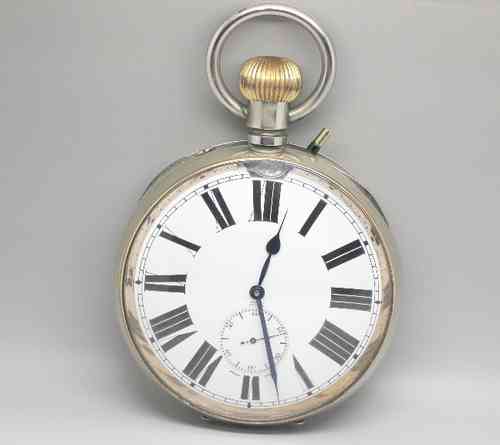 VENDIDO------O Maior Relógio de Bolso, Golias 8 Dias, 10.3 cm!!