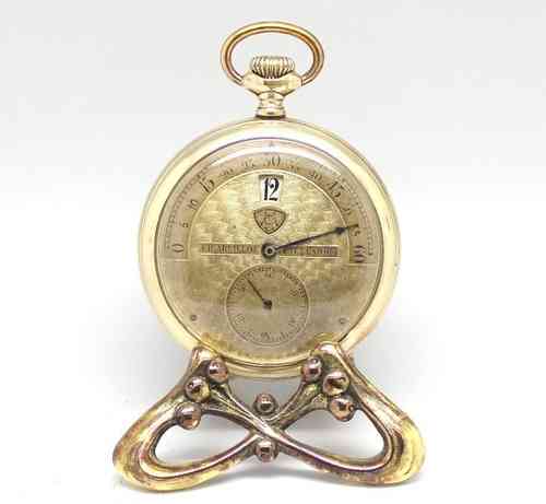VENDIDO----Modernista, Invulgar Relógio Patenteado ca, 1910.
