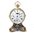 VENDIDO--"World Time” Swiss, patent 6585, Dupla Face, Astronômico, ca. 1890