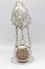 Silver Watch  with Chatelaine, ca.1870.