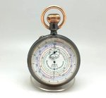 SOLD-Very Rare Double Face Thouvenin with Chronograph and Compass.